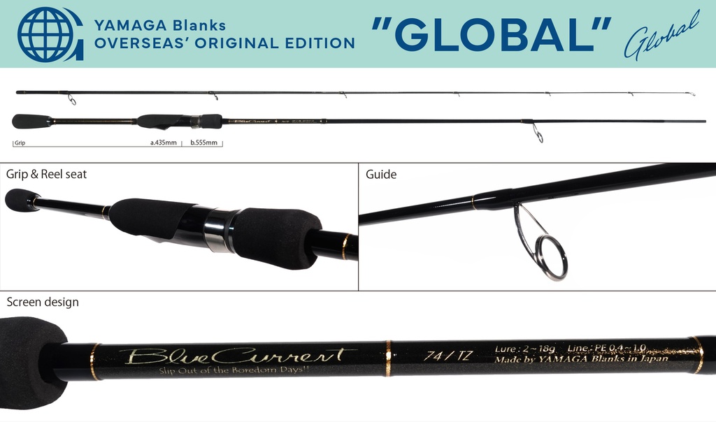 CAÑA YAMAGA BLUE CURRENT 78TZ &quot;GLOBAL&quot;