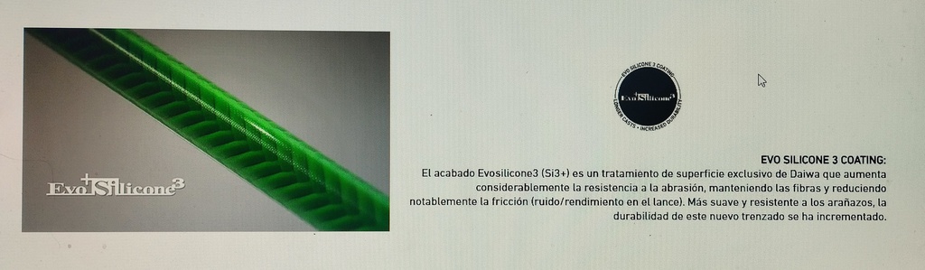 TRENZADO DAIWA SALTIGA 12 HEBRAS  EX 300 MTS