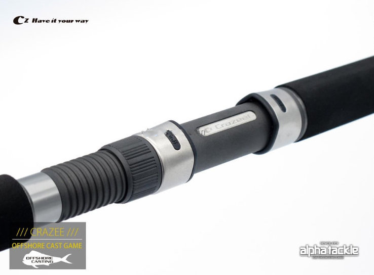 CAÑA  ALPHA TACKLE CRAZEE OFFSHORE CAST GAME 70M