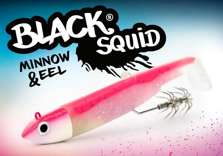 BLACK MINNOW SQUID 90 TALLA Nº 2 Combos