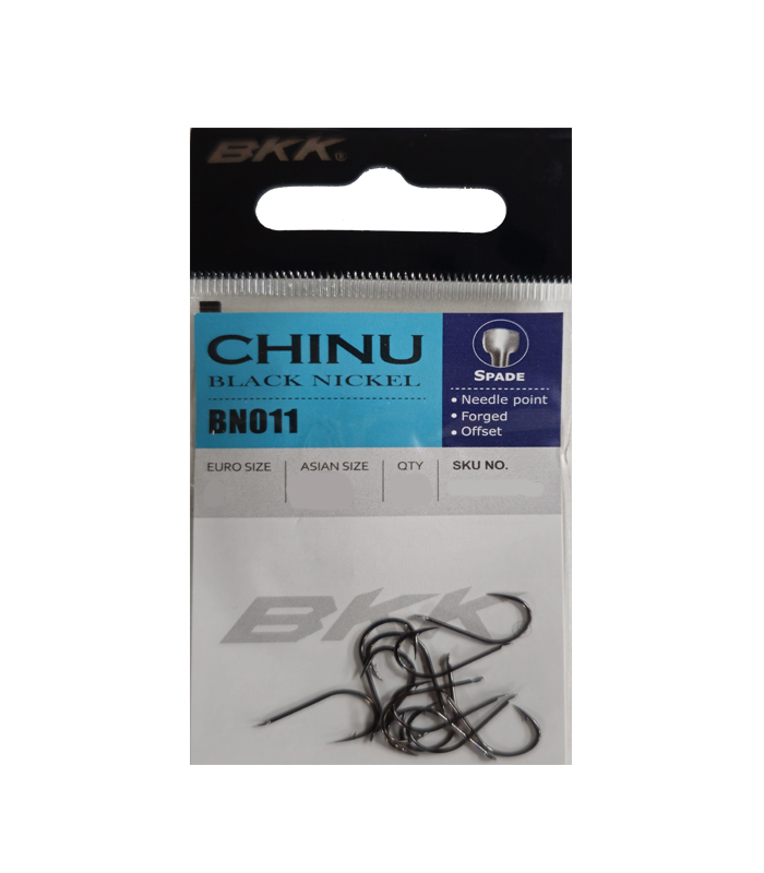 ANZUELOS BKK CHINU DIAMOND BN011 BLACK NICKEL