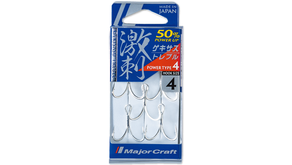 ANZUELOS TRIPLES MAJOR CRAFT GEKISASU TREBLE X5 (copia)