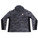 SUDADERA MAJOR CRAFT SUN PROTECTION HOOD GRIS OSCURO