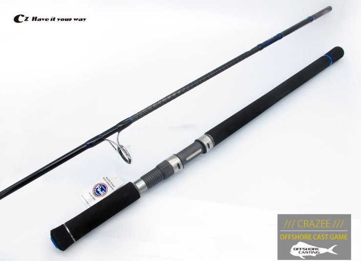 CAÑA  ALPHA TACKLE CRAZEE OFFSHORE CAST GAME 710MH